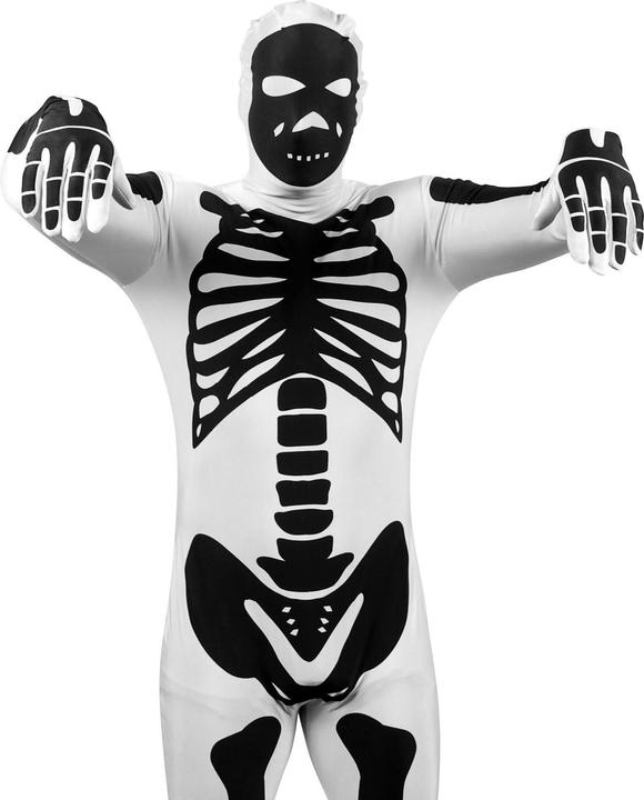 Actual product image Morphsuits Ganzkörperkostüm Skelett weiss (XL)