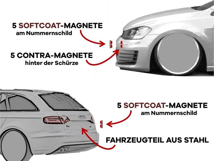 Image du produit FrameOff Cadre de numérotation (Avant + arrière, Universel)