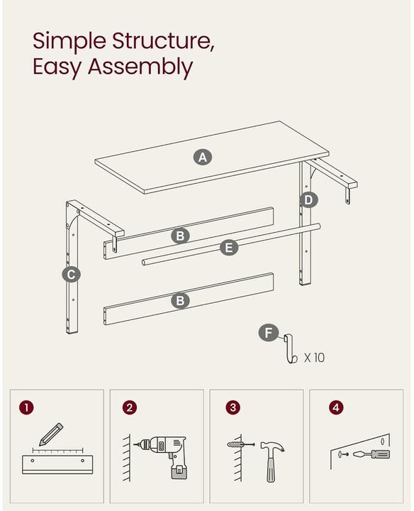 Actual product image Vasagle Elizabeth