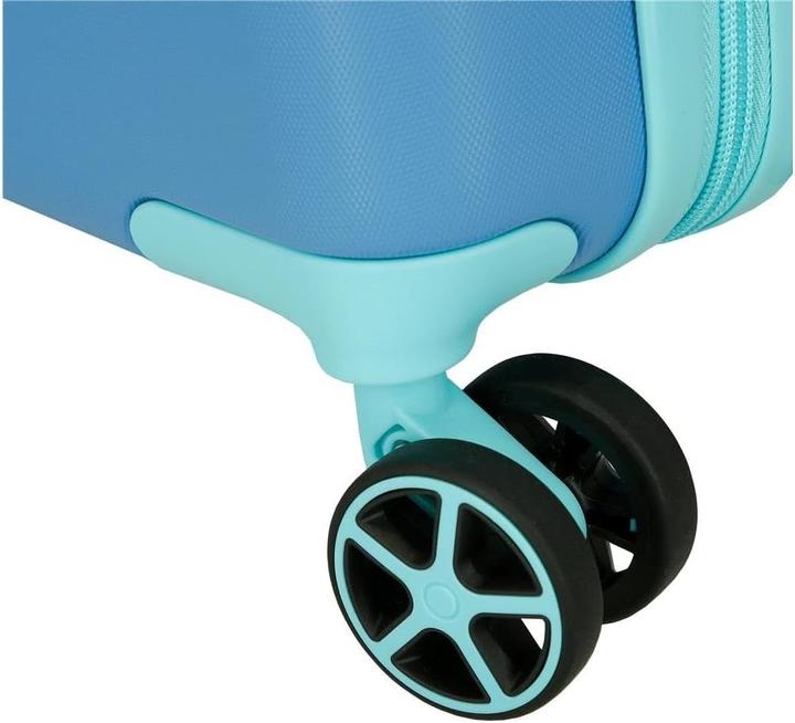 Actual product image Disney Suitcase with Stitching, Medium, Blue, TSA-ABS Lock, 4 Wheels (69 l)