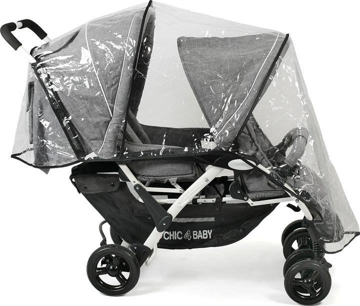 Produktbild Chic 4 Baby Komfortabler Geschwisterkinderwagen mit Tragetasche und Regenhülle