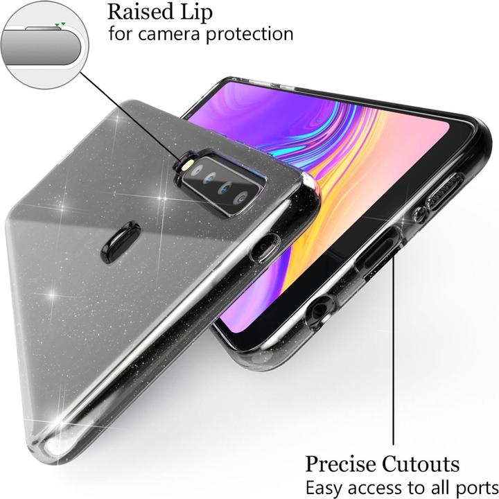 Actual product image Nalia Glitter mobile phone case (Samsung Galaxy A9 (2018))