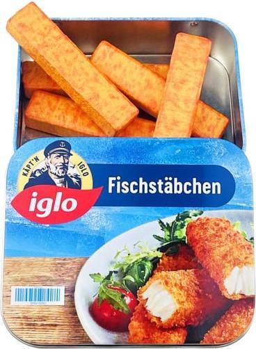 Tanner Iglo vissticks hout in metalen blik