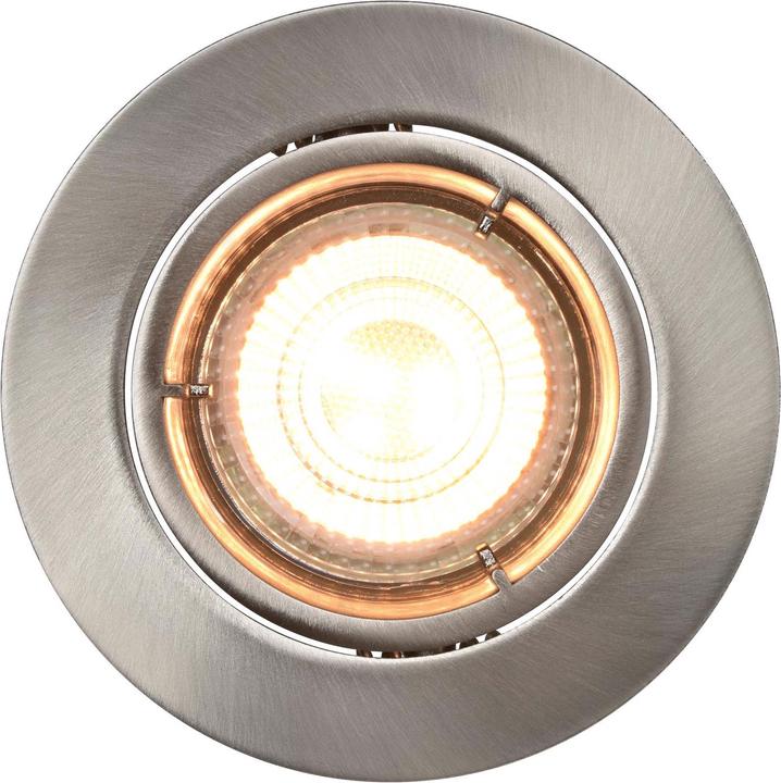 Produktbild Nordlux Einbauspot Carina Round Nickel, 3 Stück (410 lm, GU10)