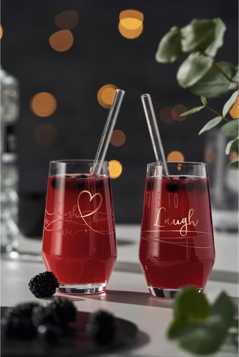 Produktbild Leonardo Longdrinkglas Presente Laugh 365 ml, 2 Stück, Transparent (0.37 l, 2x)