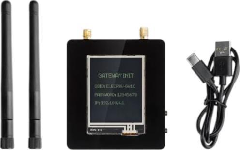 Actual product image Elecrow LoRaWAN Gateway ESP32 mit 1.8 Zoll Display 868 MHz
