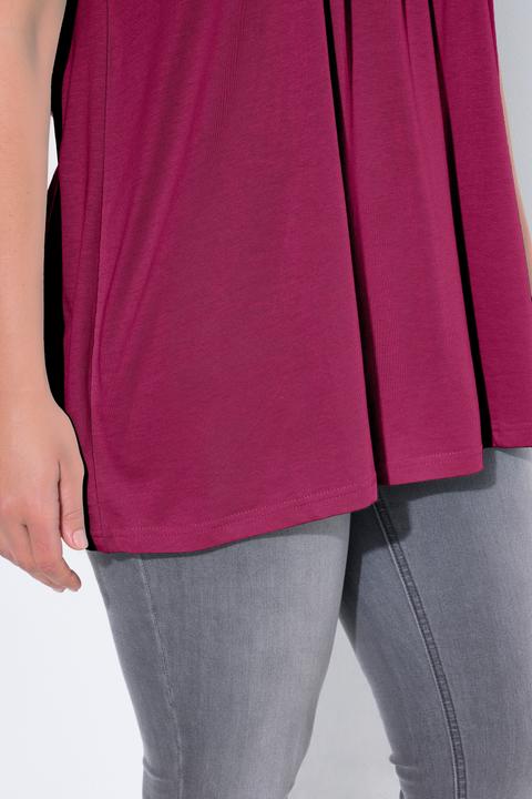 Actual product image Ulla Popken Essential Front Pleat Tee