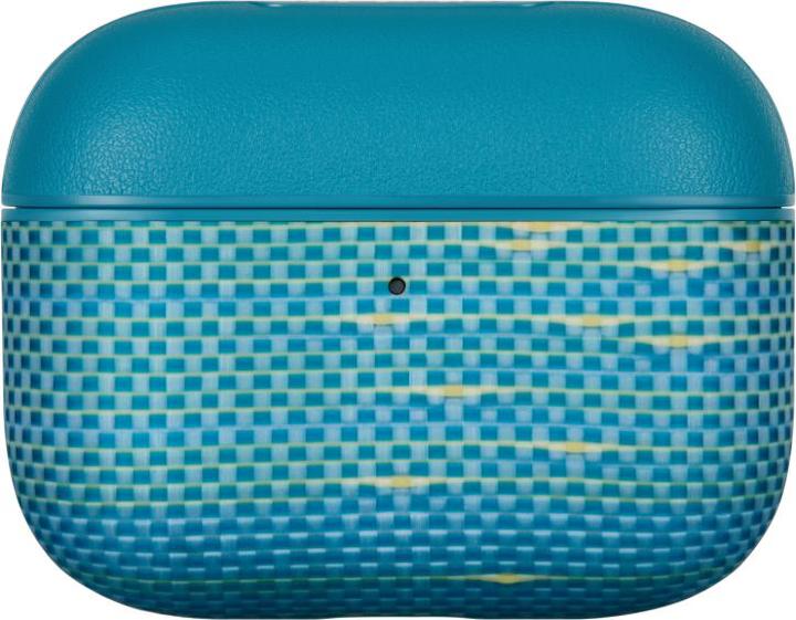 Actual product image Pitaka Aramid Fiber Magnetic Case, Lucid Blue - AirPods Pro 3 (Headphone sleeve)
