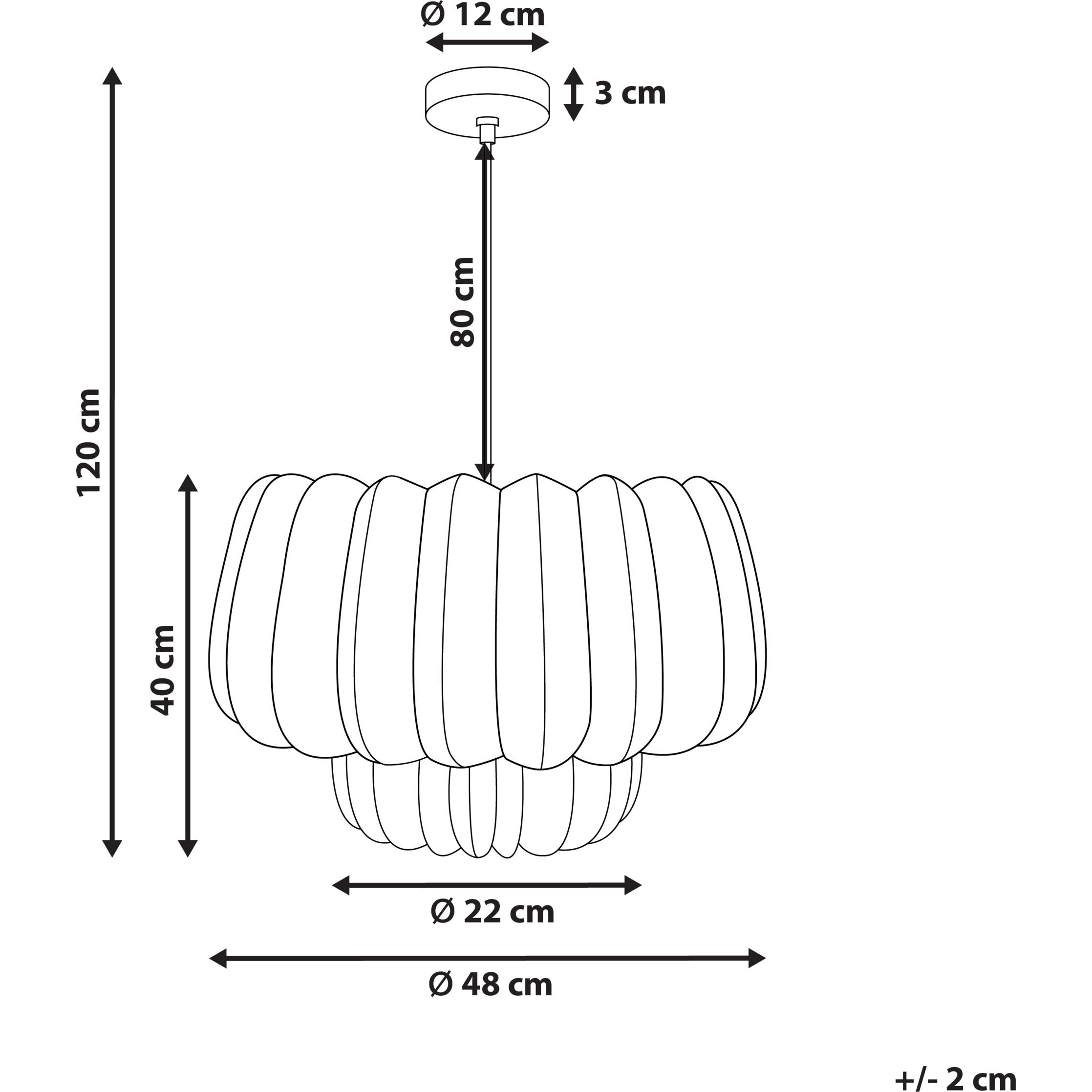 Thumbnail - Beliani, Pendelleuchte, Saisi