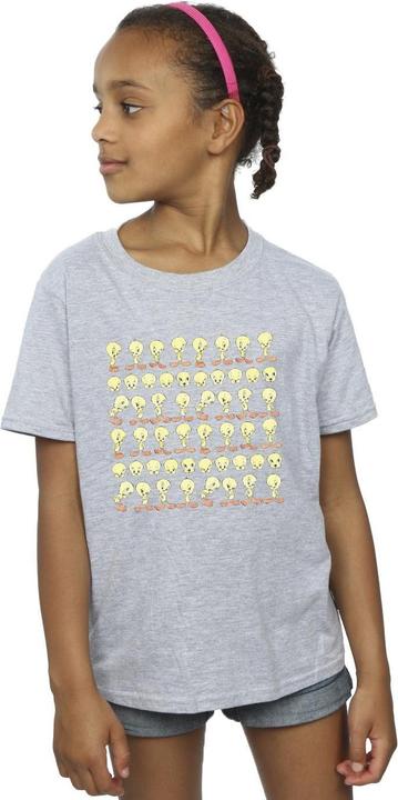 Actual product image Looney Tunes Girls Tweety Repeat Cotton T-Shirt (104)