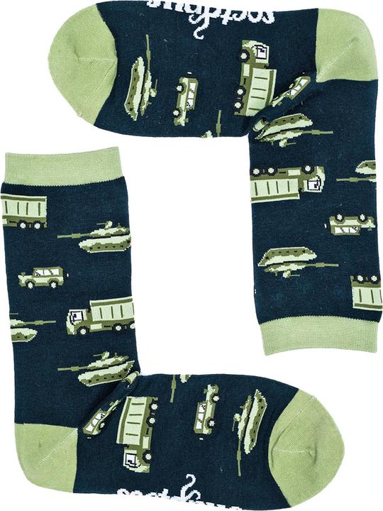 Produktbild Soctopus Auto Socken | Baumwolle Lustige Motorrad Gemusterte Socken (Einzelpack, 43 - 46)