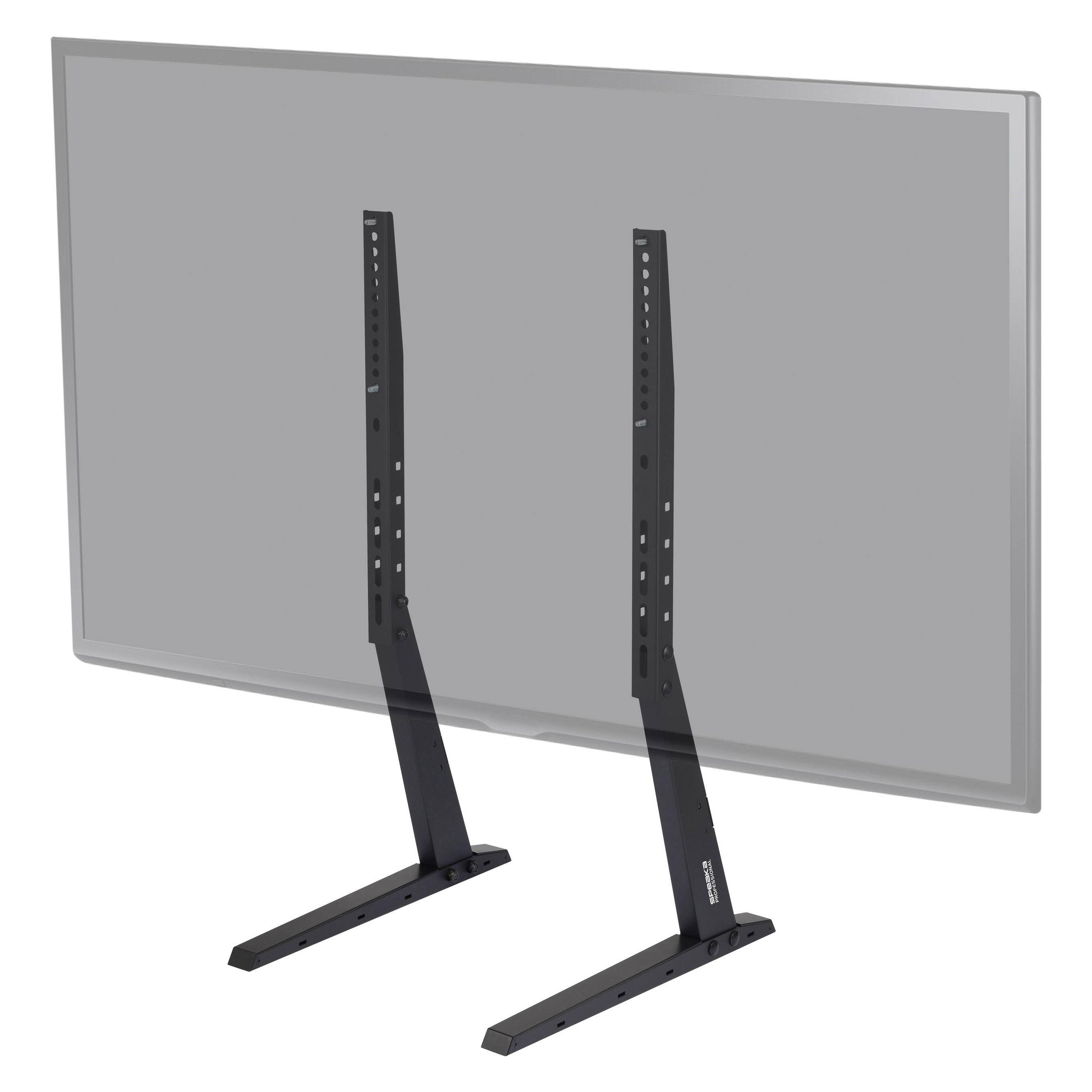 SpeaKa Professional TV-Standfuss 94 - 117.8 cm (37 - 70) (35 kg, 37" - 70"), TV Ständer, Schwarz