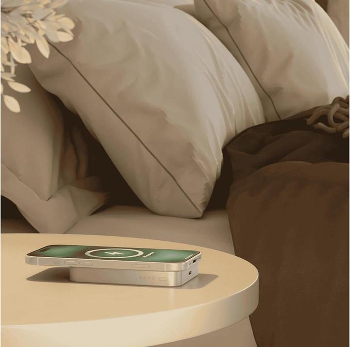 Actual product image Zens Slim Qi2 Al Powerbank10.000mAhWhite (10000 mAh, 15 W, 38.70 Wh)