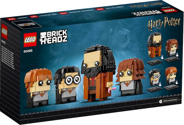 Immagine prodotto LEGO BrickHeadz - Harry, Hermione, Ron e Hagrid (40495, LEGO Brickheadz, Set LEGO rari)