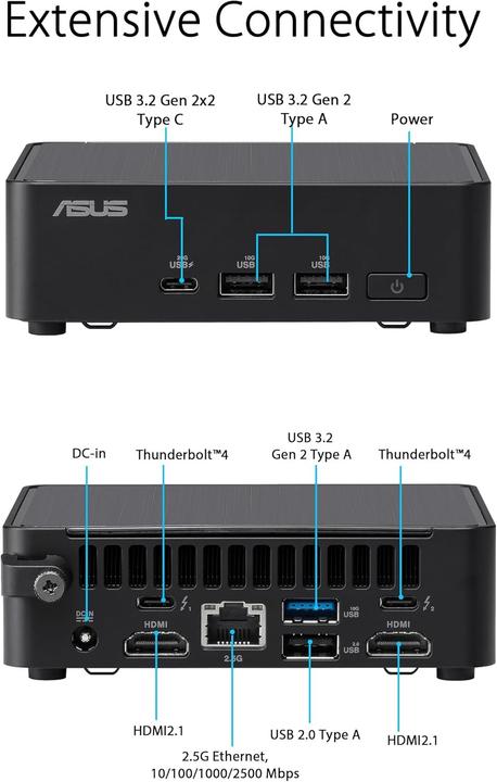 Produktbild ASUS NUC 14 Pro RNUC14RVKI300002I (Intel Core 3 100U)