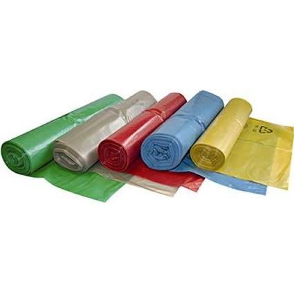 Hygoclean Müllsäcke, transparent, 120 Liter, aus LDPE, Stärke: 45 my, Masse: 700 x 1.100 mm, Abfallsack, Transparent