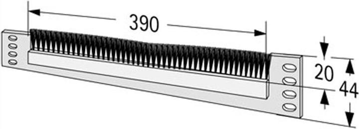 Apranet Cable guide plate for control cabinet