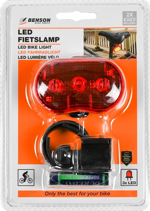 Produktbild Benson Fahrradlicht LED Rot