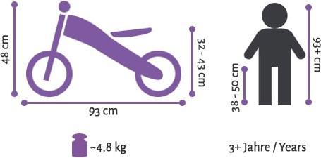 Actual product image Bikestar 2-in-1 (12")