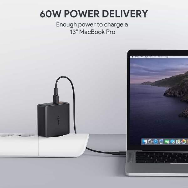 Immagine prodotto Aukey Caricatore PA-D5 GaN (63 W)