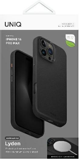 Immagine prodotto Uniq custodia Lyden iPhone 16 Pro Max 6.9" Magclick Charging czarny/dallas nero (Apple iPhone 16 Pro Max)