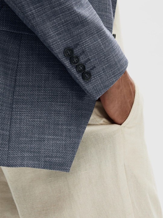 Actual product image Selected Homme Cropped relaxed fit trousers (W34/L32)