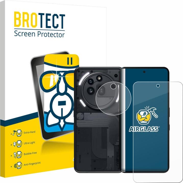 Actual product image BROTECT AirGlass Glass (1 pcs., Nothing Phone (3a) Pro)