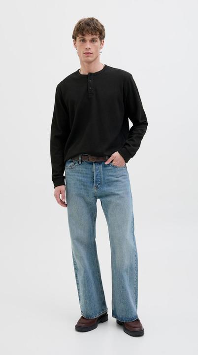 Actual product image Jack & Jones Jjedover Henley Ls Tee Noos (XS)