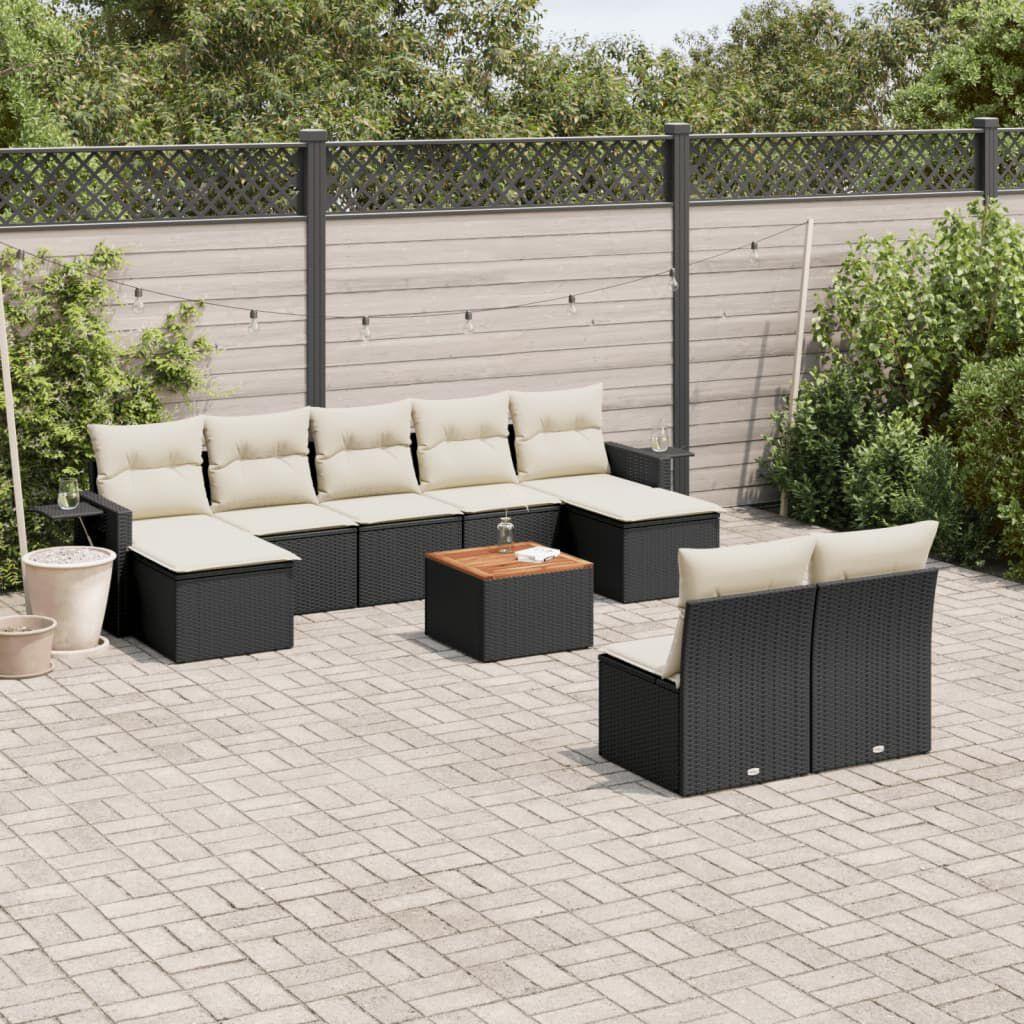 Thumbnail - VidaXL, Gartenlounge, 10-tlg. Garten-Lounge-Set mit Kissen
