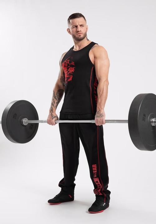 Produktbild Gorilla Wear Monterey Tank Top - Schwarz/Rot (L)