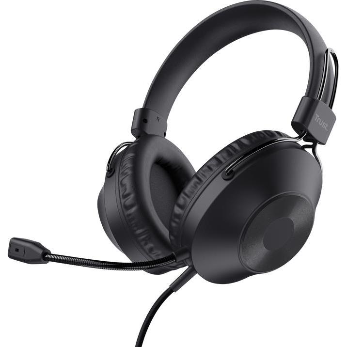 Thumbnail - Trust Ozo Headset Eco (Kabelgebunden), Gaming Headset, Schwarz