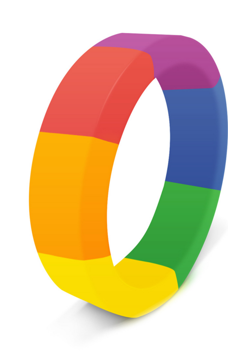 Actual product image Pipedream The Brawn Pride Cockring (6.40 cm)