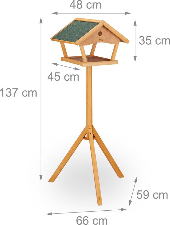 Produktbild Relaxdays Vogelfutterhaus