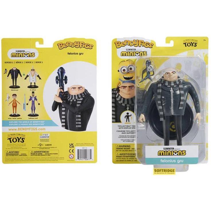 Thumbnail - Noble Collection Minions Bendyfigs Gru
