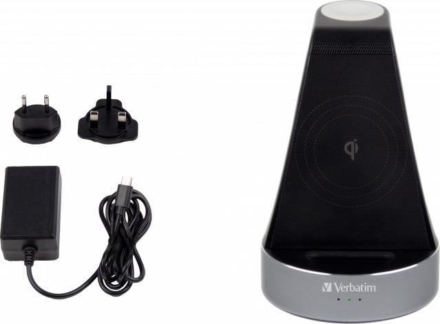 Image du produit Verbatim 2 in 1 Qi Wireless+Apple Watch Charger (20 W)