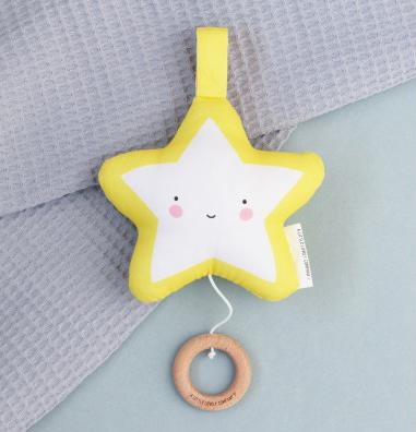 Actual product image A Little Lovely Company Mobile with music MUSTYE03 star 175x240x60 mm
