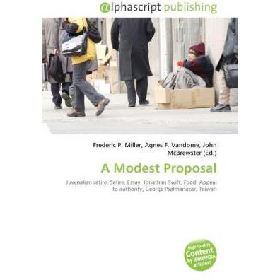 A Modest Proposal, Fachbücher