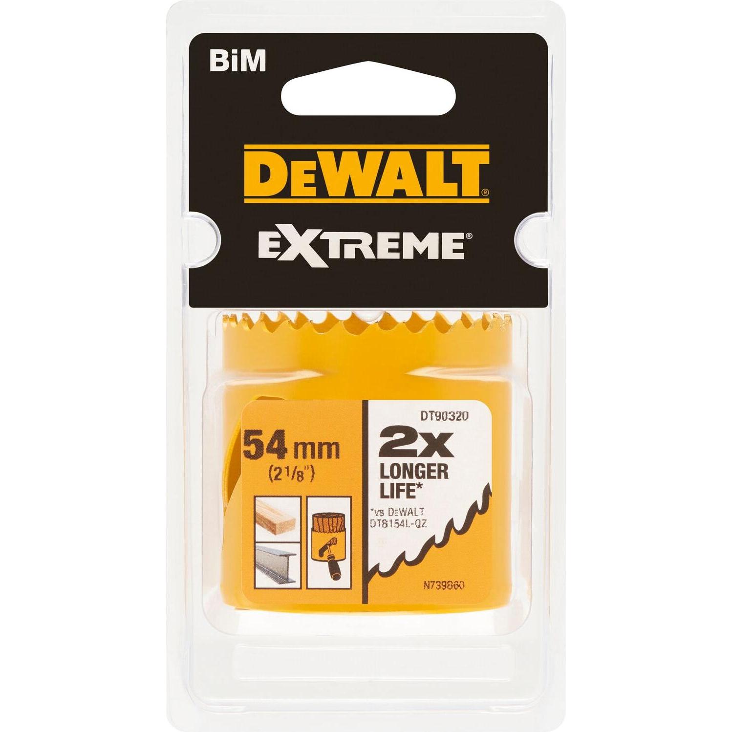 Thumbnail - DeWalt, Lochsäge, Lochsäge BiMetall EXTREME 54mm (5.4 Zentimeter)