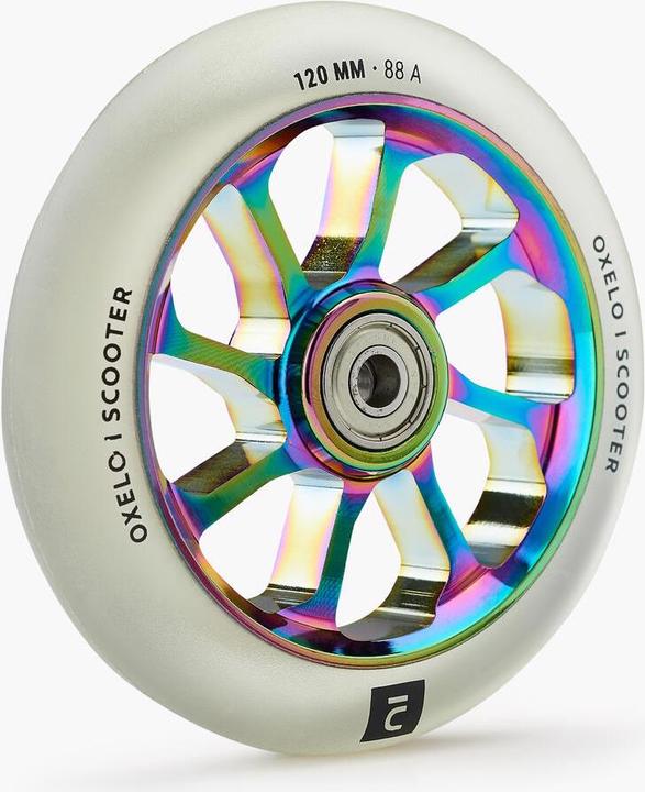 Produktbild Oxelo Stellrad Alu-Core Neochrom PU 120 mm