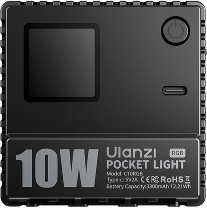 Actual product image Ulanzi C01RGB 10W Pocket light (Video light)