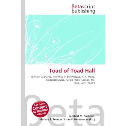 Toad of Toad Hall, Fachbücher