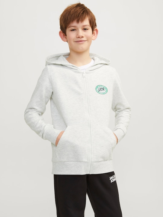 Produktbild Jack & Jones Gedruckt Kapuzenpullover mit Reissverschluss Für jungs Kapuzenpullover mit Reissverschluss (176)