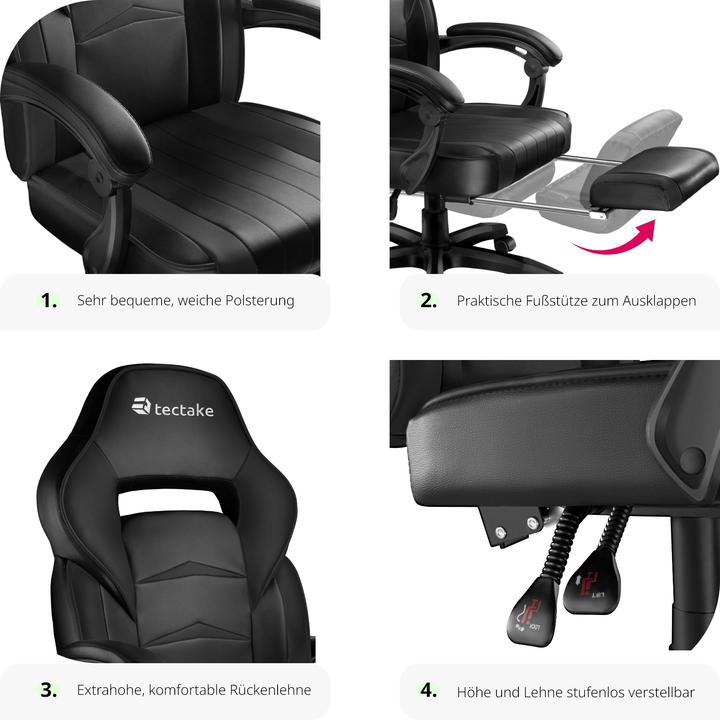 Produktbild tectake Racing Bürostuhl Comodo