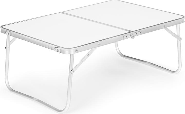 Produktbild MultiGarden Kleiner Camping-Picknicktisch klappbar 60x40 cm Weiss