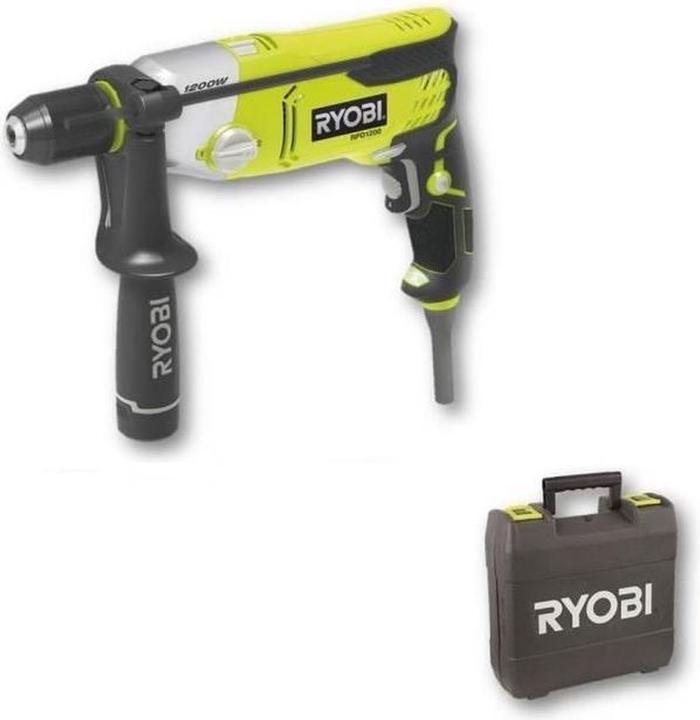Image du produit Ryobi Perceuse à percussion 1200W, ogranicznik głębokości + case RPD1200-K (Perceuse à percussion)