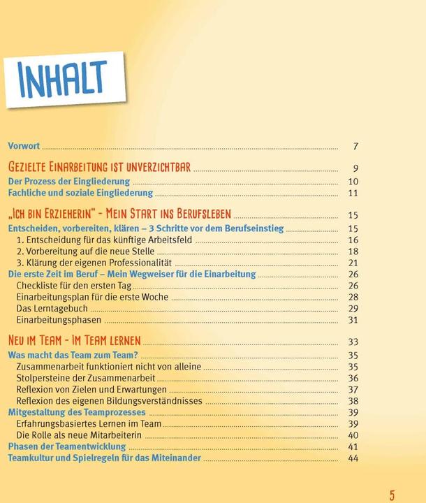 Produktbild Das Berufseinsteiger-Buch für ErzieherInnen (Deutsch, Pia Theresia Franke, 2023)