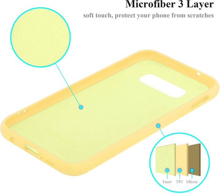 Actual product image Cadorabo TPU Liquid Silicone Case Cover (Samsung Galaxy S10e)