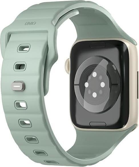 Produktbild Uniq pasek Stride Apple Watch Series 1/2/3/4/5/6/7/8/9/SE/SE2 38/40/41mm FKM Rubber Strap miętowy/ic (40 mm, 38 mm, 41 mm, Kunststoff)