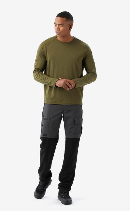 Produktbild Forclaz Langarmshirt Herren - Merino Resist grün (S)