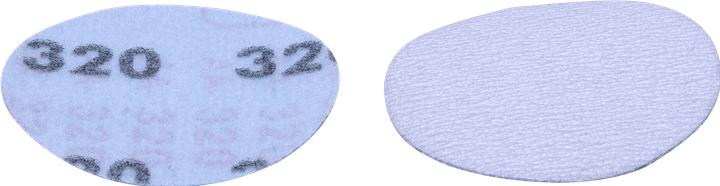 Image du produit SW-Stahl S3293-50/320 Papier abrasif ø 50 mm I grain 320 I convient aux ponceuses excentriques pneumatiques (320)